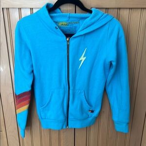 AVIATOR NATION KIDS BLUE ZIP UP